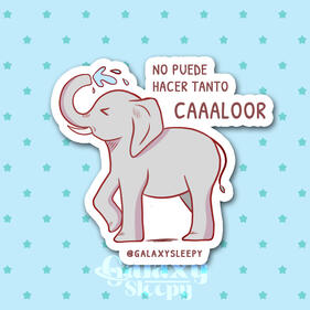Elefante con calor