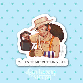 ONE PIECE - Usopp tomando mate